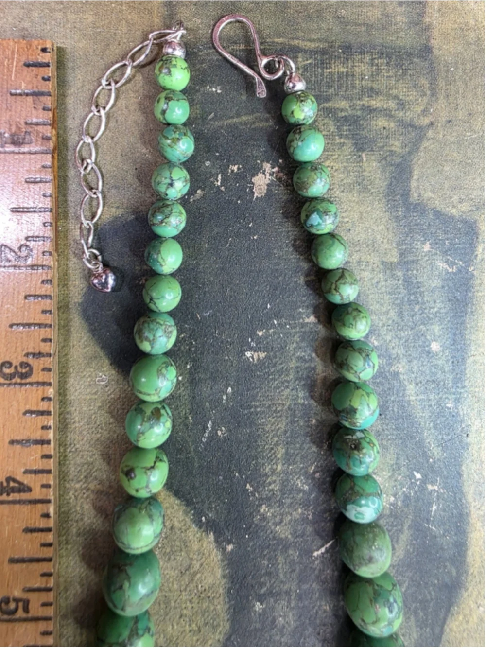VTG Jay King DTR Desert Rose Trading Ster Silver 925 Mojave Green Turquoise 84